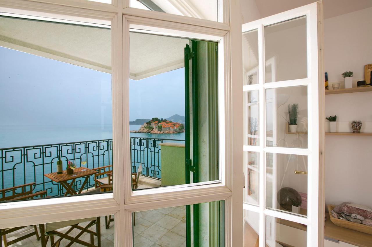 Sveti Stefan Beach Apartment บุดวา ภายนอก รูปภาพ
